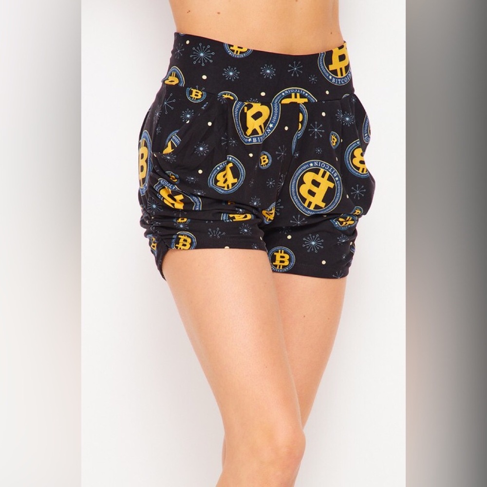 Casual & Comfy Soft Harem Black Shorts - Picture 6 of 9